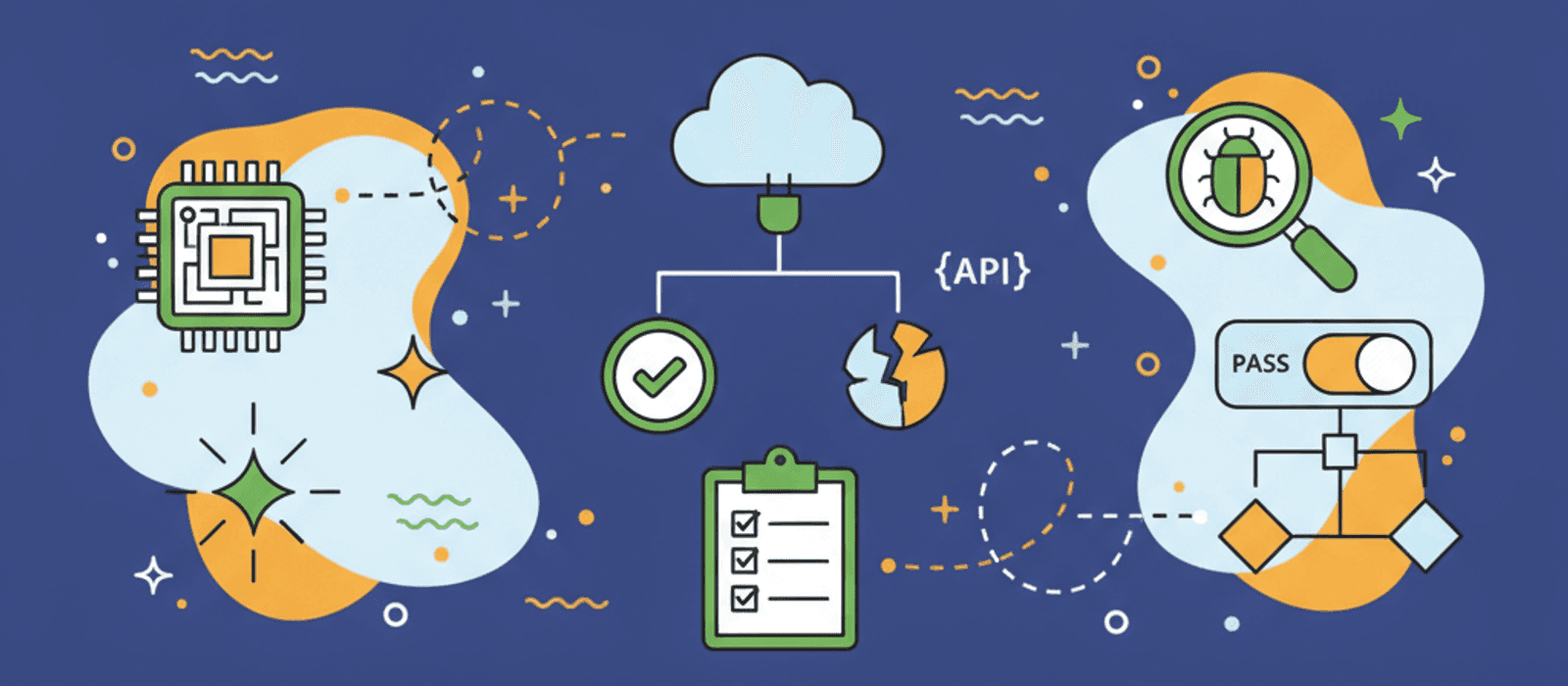 Editorial flat-vector illustration for How to Keep Your Chatbot Answering When the AI Model Provider Goes Down