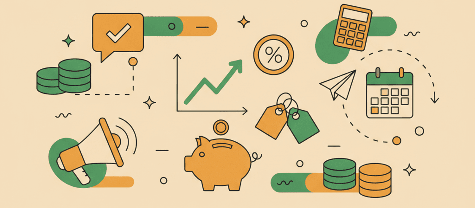 Editorial flat-vector illustration for RCS vs WhatsApp for Business — Which Channel Deserves Your Budget First (2026)