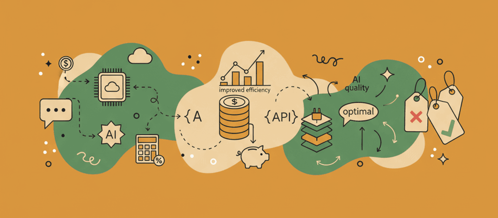 Editorial flat-vector illustration for How to Route Chatbot Questions to a Cheaper Model (Without Hurting Answers)
