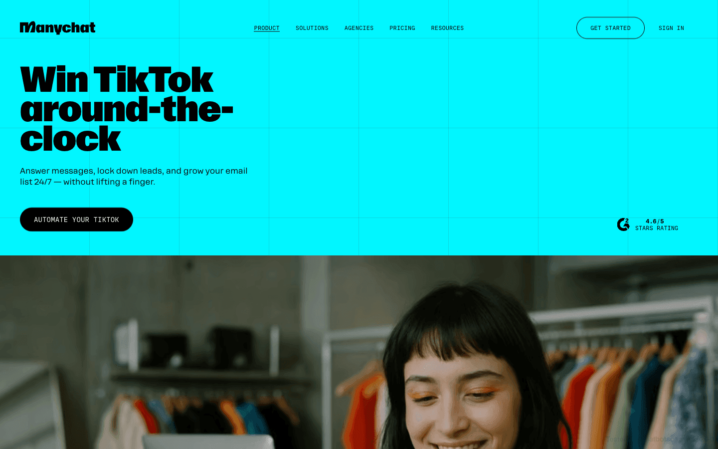 Manychat TikTok messaging automation as official partner
