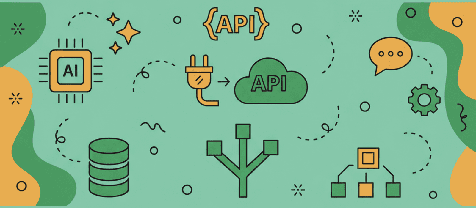 Editorial flat-vector illustration for Agentic RAG for a Chatbot: Decide If You Need It, Then Add It in Four Steps