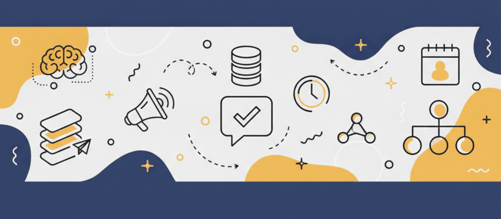 Editorial flat-vector illustration for Chatbot Multi-Step Funnel: How to Build a Sales Funnel on WhatsApp, Messenger or a Website That Survives the Pause Between Sessions