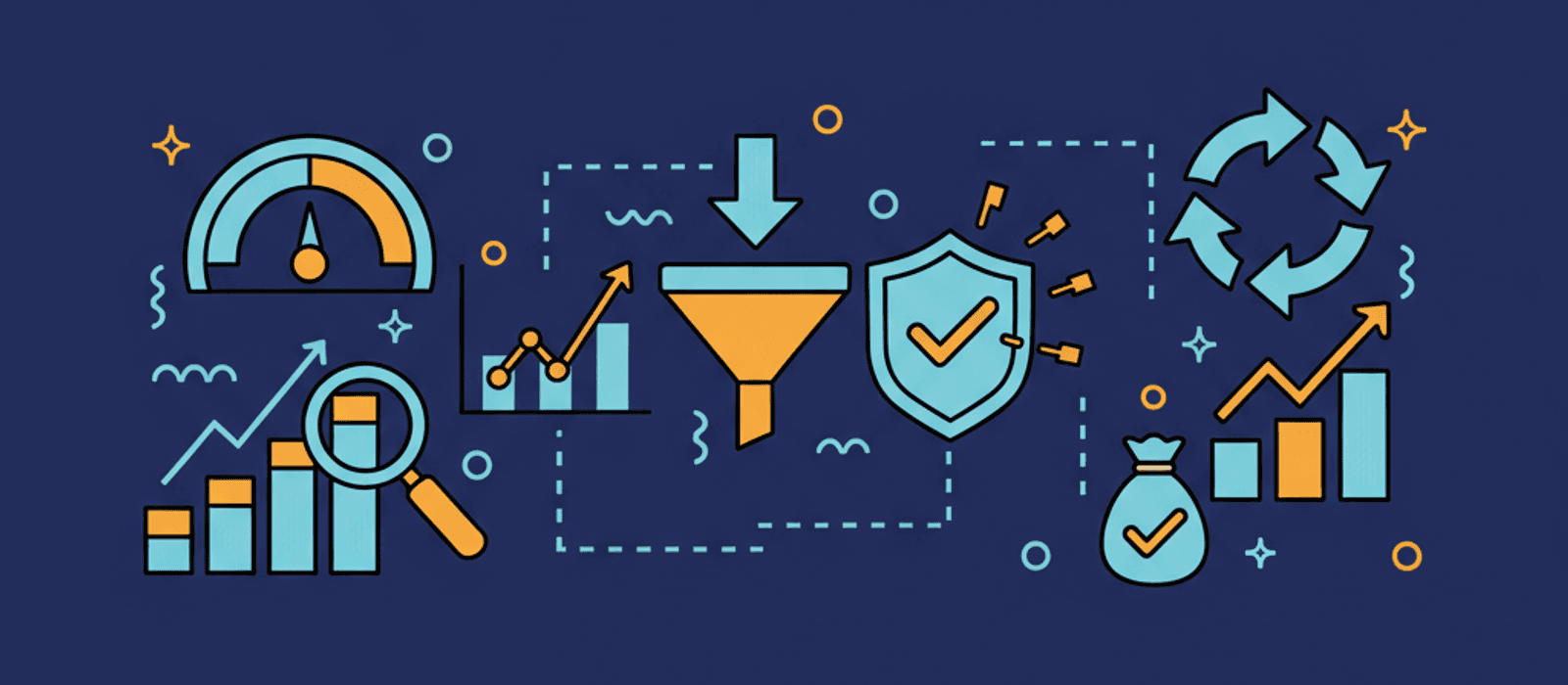 Editorial flat-vector illustration for Customer Service Automation in 2026: What to Automate, and the EU Rule That Started Applying on 2 August