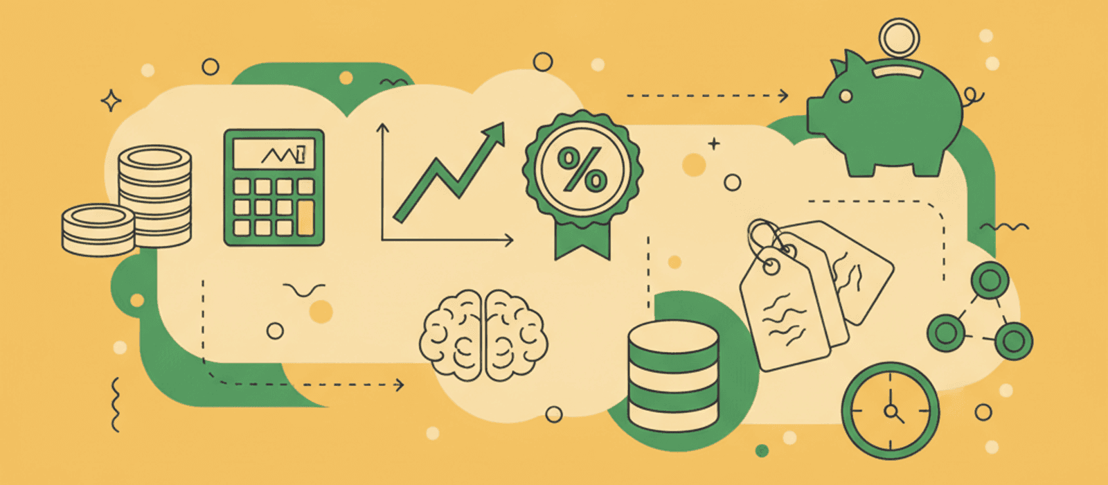 Editorial flat-vector illustration for How to Reduce Chatbot Costs: We Priced Fourteen Platforms, Ten of Them in Two Billing States