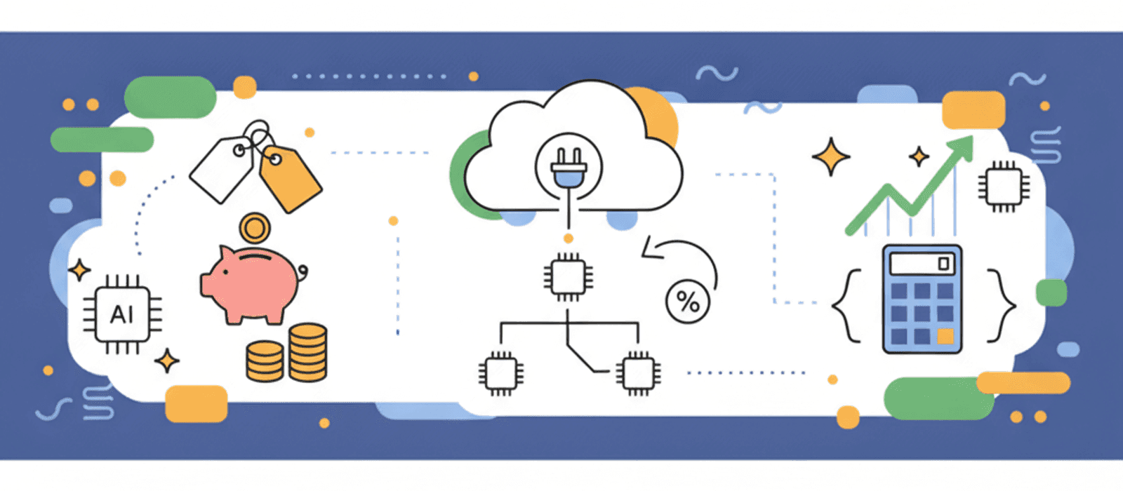 Editorial flat-vector illustration for How to Test Whether a Smaller, Cheaper AI Model Is Good Enough for Your Chatbot