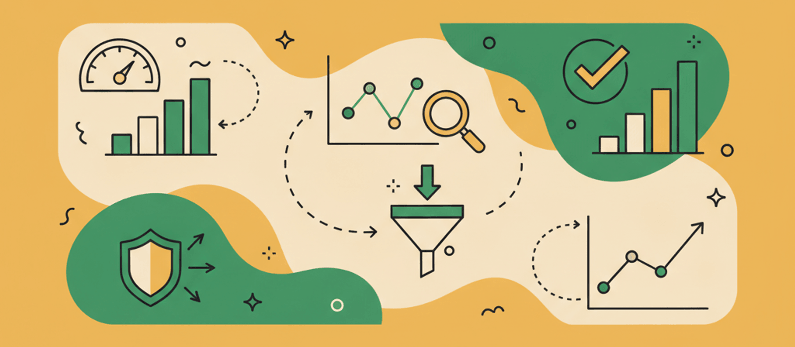 Editorial flat-vector illustration for Agent Assist Rollout Guide: Baseline First, Audit the Right Metric, and the Per-Seat Math (2026)