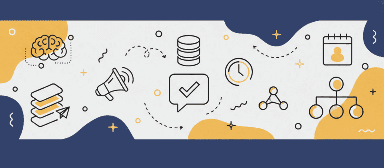 Editorial flat-vector illustration for Chatbot Multi-Step Funnel: How to Build a Sales Funnel on WhatsApp, Messenger or a Website That Survives the Pause Between Sessions