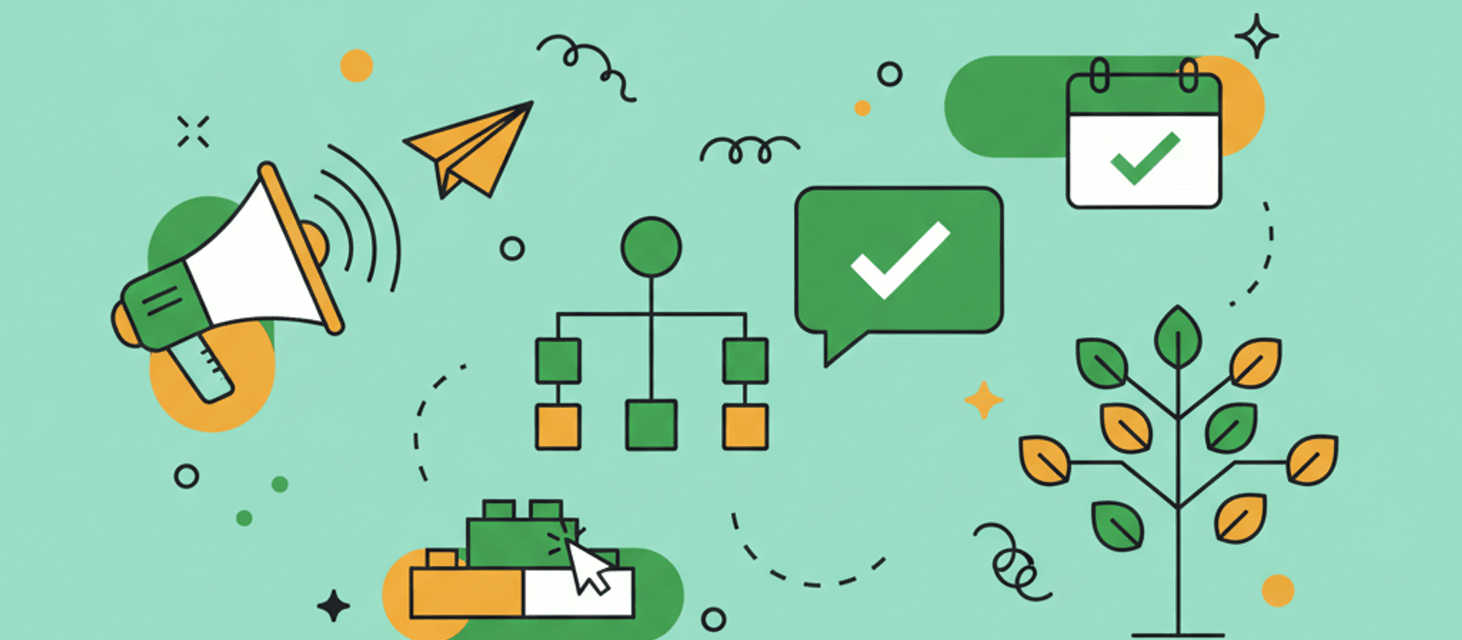 Editorial flat-vector illustration for How to Build a Chatbot Drip Campaign That Stops at the Right Moment (2026)