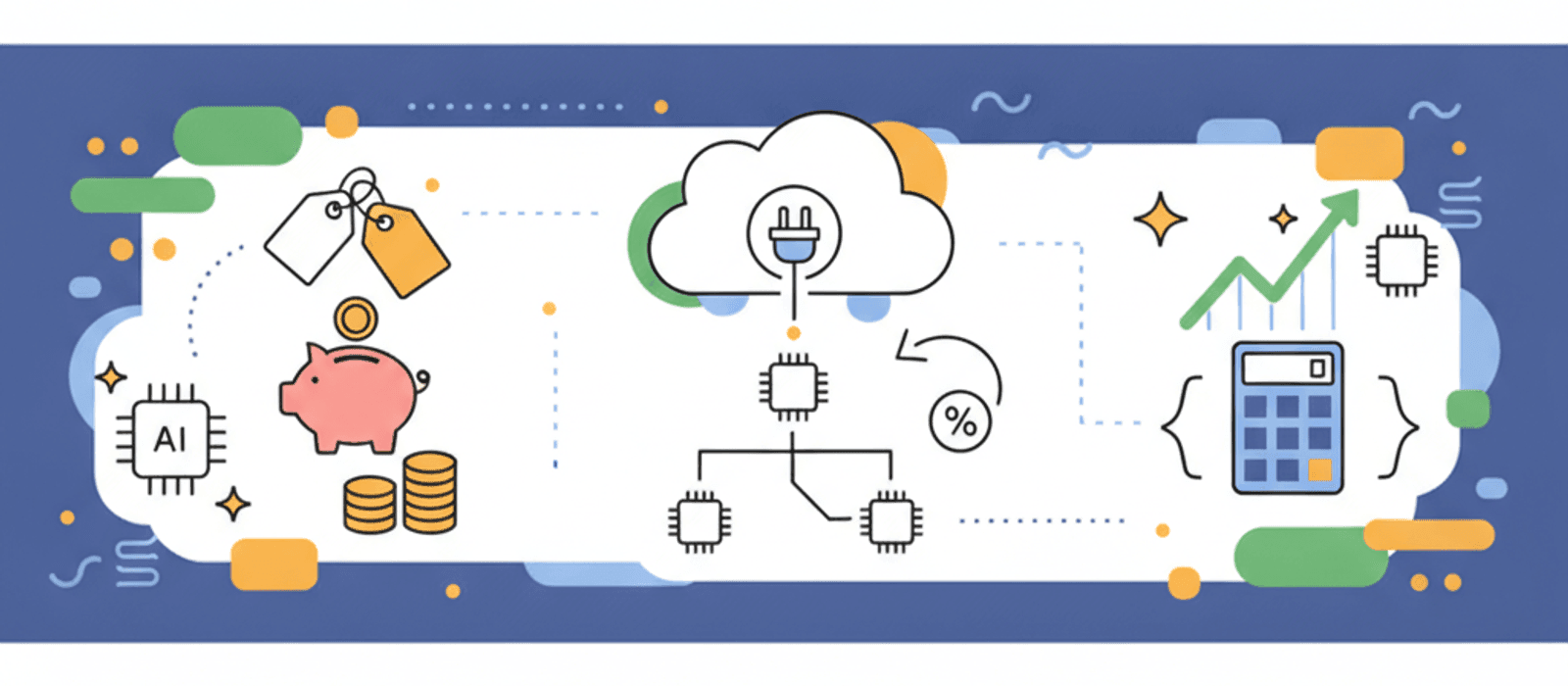 Editorial flat-vector illustration for How to Test Whether a Smaller, Cheaper AI Model Is Good Enough for Your Chatbot