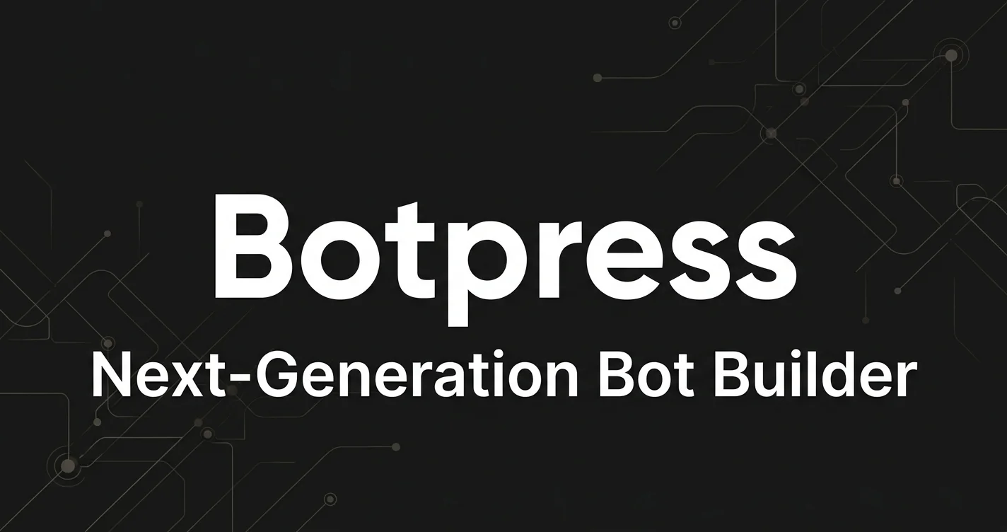 Botpress homepage